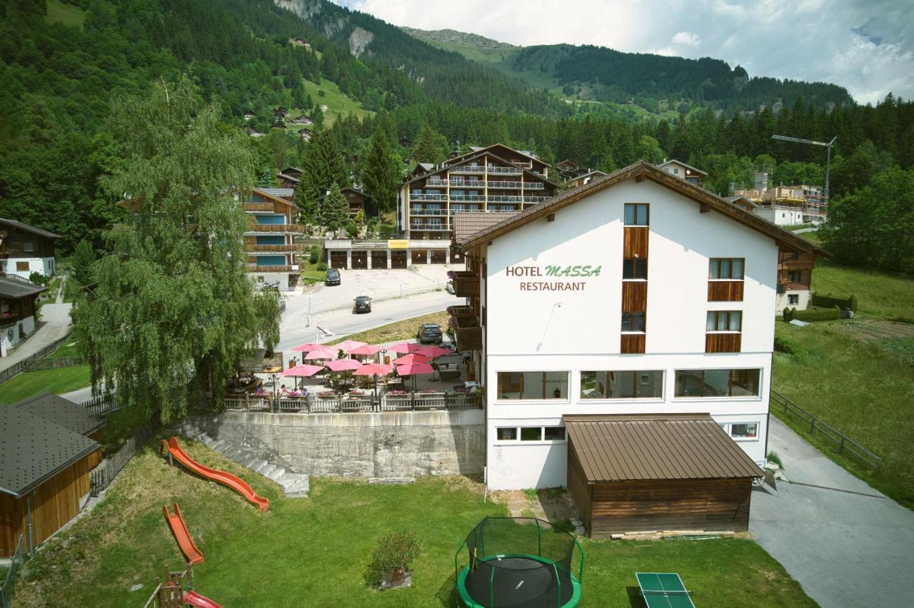 Hotel Massa Blatten bei Naters Esterno foto